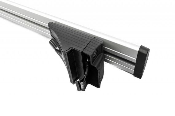 Перемички на вбудовані рейлінги під ключ Wizard V2 (2 шт) 125см, сірі для Opel Crossland X | Зображення 4