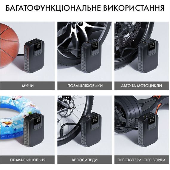 Портативний акумуляторний автокомпресор Aspiring Storm 1 | Зображення 3