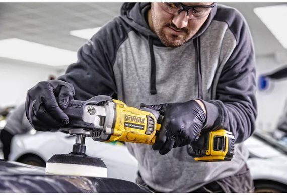 Акумуляторна полірувальна машина безщіткова 180мм DeWALT DCM849P2 | Зображення 4