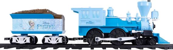 Залізниця Lionel Disney Frozen Train Set Дісней Крижане серце з Bluetooth, звуками, світлом і паром | Зображення 6