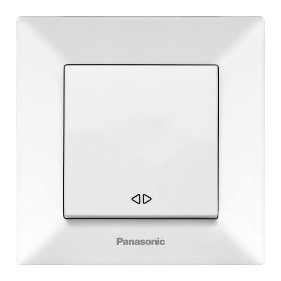 Выключатель Panasonic Arkedia Slim одноклавишный перекрестный белый