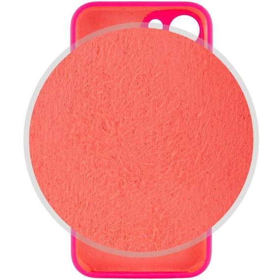 Чохол Silicone Case Full Camera Protective (AA) для Apple iPhone 15 Plus (6.7") Рожевий / Barbie pink | Зображення 2