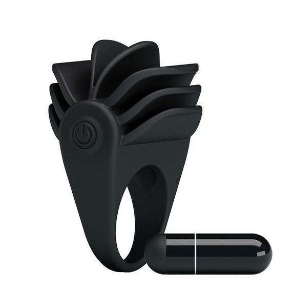 Эрекционное кольцо - Pretty Love Chester Penis Ring Black sexstyle | Зображення 6