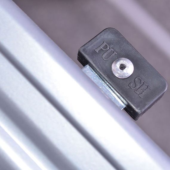 Стрем'янка з алюмінію, 4 сходинки, висота до платформи 0,8 м INTERTOOL LT-1004 | Зображення 1