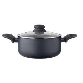 Каструля Vinzer Stone 50445, 2.5 л, 20 см, алюмінієва з кришкою й антипригарним покриттям