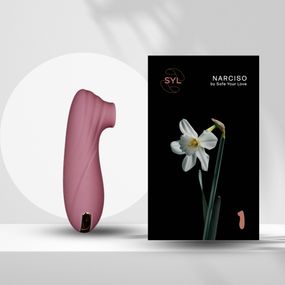 Вакуумний стимулятор SYL NARCISO – ніжність хвильового задоволення, колір ROSE