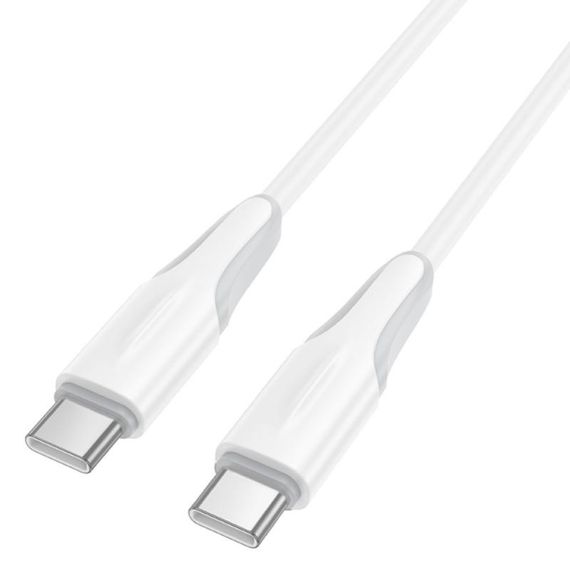 Дата кабель Borofone BX119 New Type-C to Type-C 60W (1m) White | Зображення 2