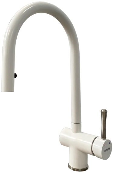 Кухонний змішувач Fabiano FKM 47P SS Alpine White 8232.401.0238
