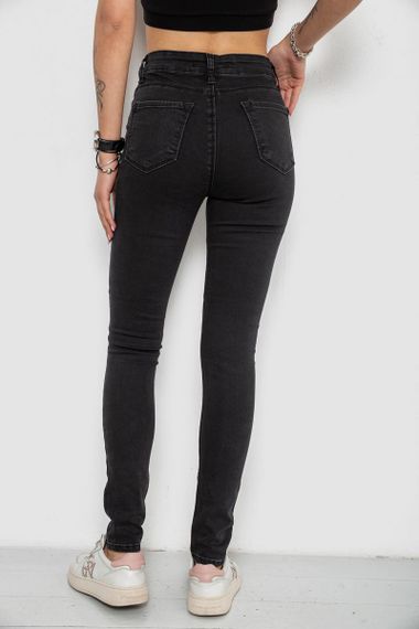 Джинсы женские Skinny, цвет черный, 182R5126 | Зображення 3