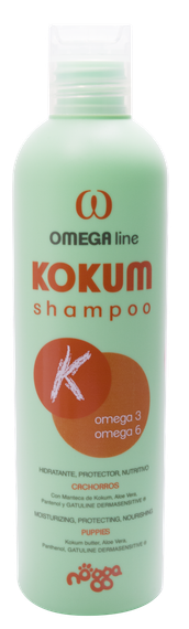 Шампунь с маслом кокума для щенков/котят и животных в процессе линьки Omega Kokum shampoo 250 мл