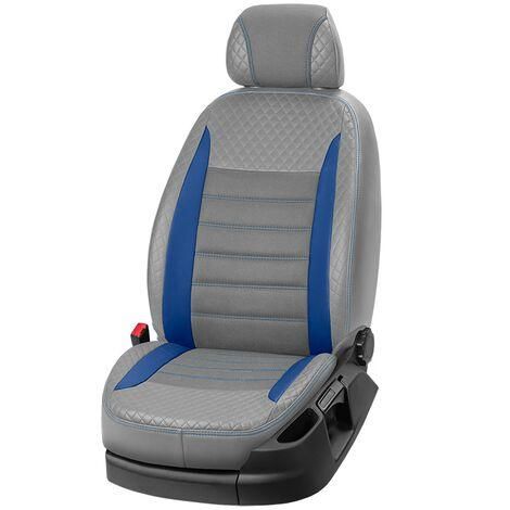 Чохли на сидіння з екошкіри та автотканини Dacia Logan 1 поколение 2008-2013 EMC-Elegant