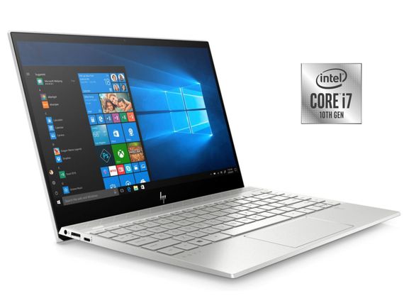 Ультрабук Б-класс HP Envy 13-aq1013dx / 13.3" (3840x2160) IPS Touch / Intel Core i7-1065G7 (4 (8) ядра по 1.3 - 3.9 GHz) / 8 GB DDR4 / 512 GB SSD NVMe / Intel Iris Plus Graphics / WebCam б/у