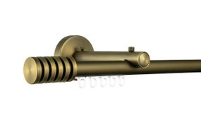 Zegar Карниз для штор однорядний Техно 20 Антик імпресійний, Радіо 325см., Ручне, в асортименті
