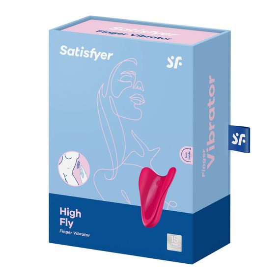 Вібратор на палець Satisfyer High Fly Red | Зображення 5