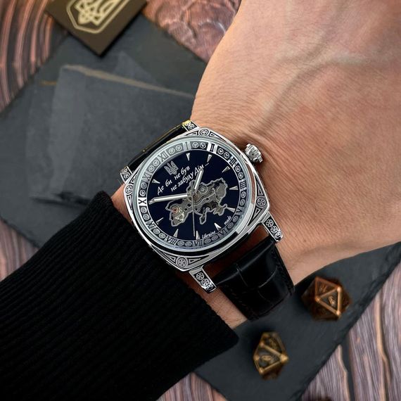 Чоловічий годинник Awarder 021-3D Де би не був Silver-Black | Зображення 5