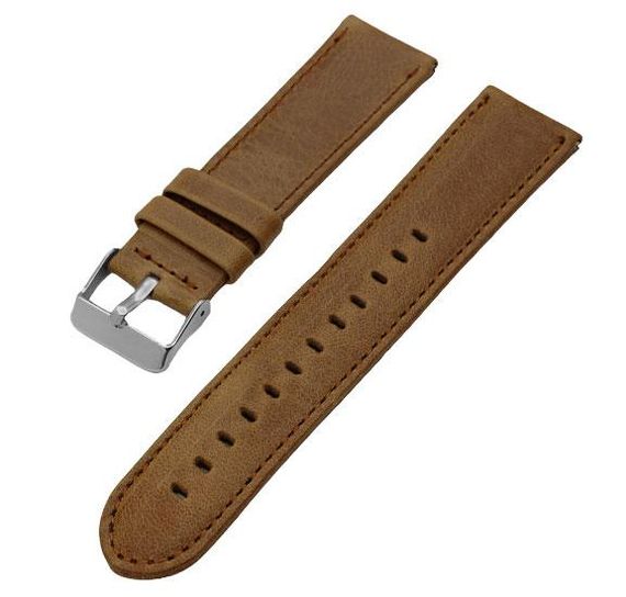 Кожаный ремешок для часов Motorola Moto 360 2nd gen (42mm) - Light Brown | Зображення 3