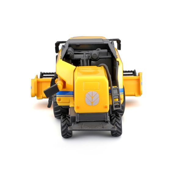 Автомодель Зернозбиральний комбайн "New Holland TC5.90" Bburago 18-31721 із зерновою жниваркою | Зображення 3