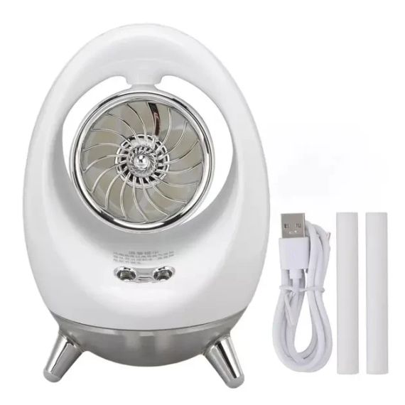 Портативный вентилятор USB с водяным охлаждением, распылитель, ночник Air Cooler 657, увлажнитель | Зображення 4