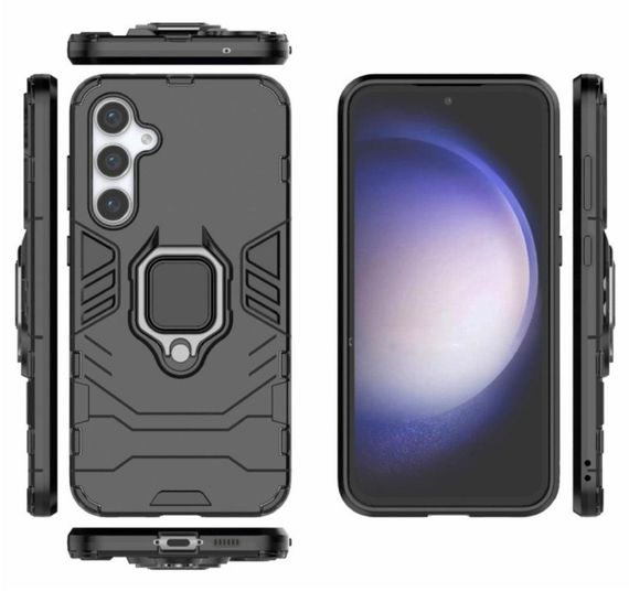 Чохол бампер Primolux Ring Armor для телефона Samsung Galaxy S23 FE (SM-S711) - Black | Зображення 2