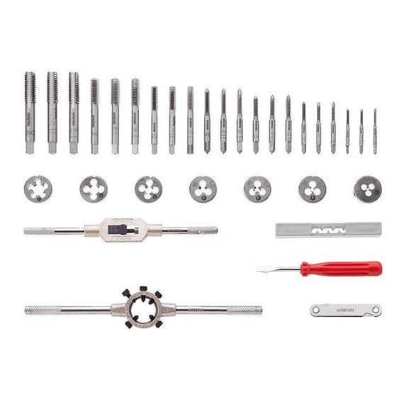 Набір мітчиків і плашок 32 од. INTERTOOL SD-80321 | Зображення 3