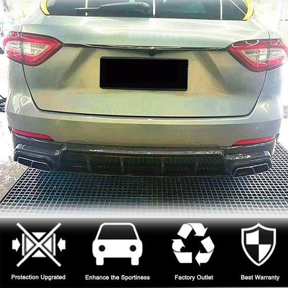 Карбоновая накладка над номером для Maserati Levante 2016- гг | Зображення 1