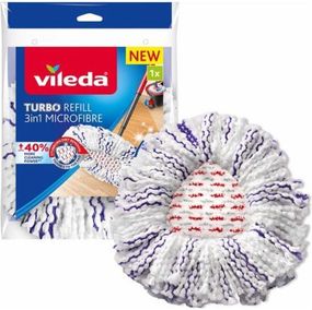 Сменная насадка для швабры Vileda Turbo 3 в 1 Microfibre 167749 (UA-01)