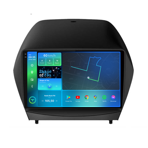 Штатна магнітола Torssen 2K Hyundai Tucson/IX35 2010-2014  FL9 4+64Gb 4G Carplay DSP | Зображення 1
