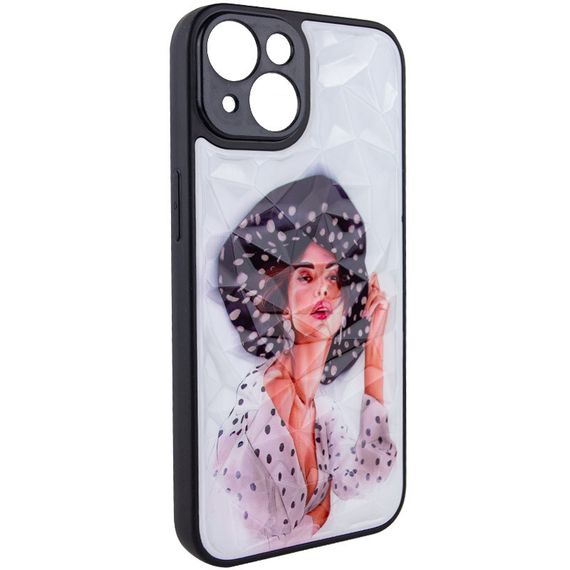 TPU+PC чехол Prisma Ladies для Apple iPhone 14 (6.1") Girl in a hat | Зображення 1