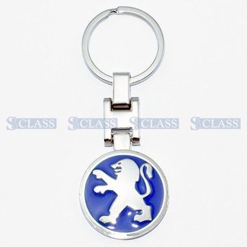 Брелок хром. Peugeot, Турция, PE5,