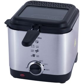 Фритюрница электрическая Kamille 900 Вт 1.5 л антипригарная фильтр от запаха регулировка температуры KM-6812