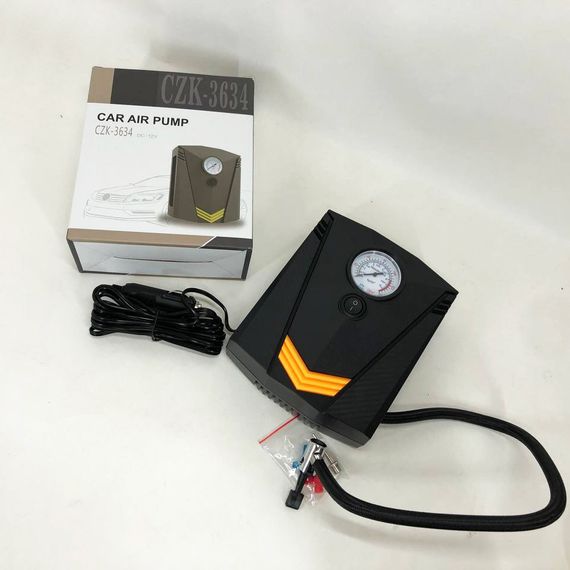 Насос для подкачки шин 12V, Портативный компрессор для шин, Автомобильный компрессор MC-749 для колес | Зображення 7