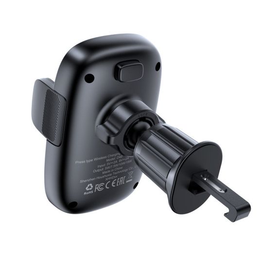 Автотримач з БЗП Acefast D48 Air Vent 15W Black | Зображення 1