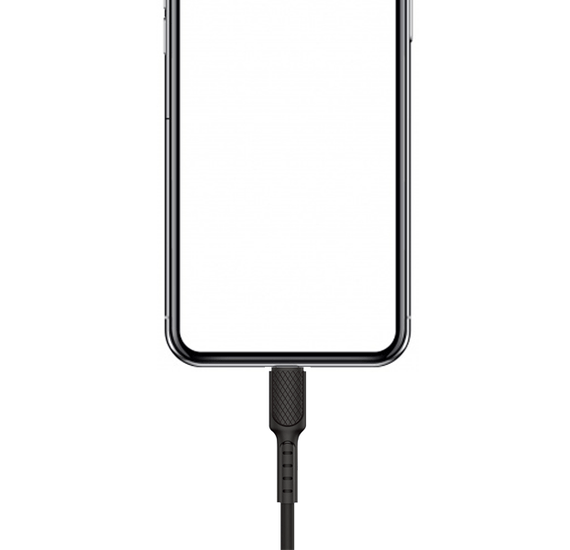 USB кабель Kaku KSC-111 USB - Lightning 1m - Black | Зображення 2