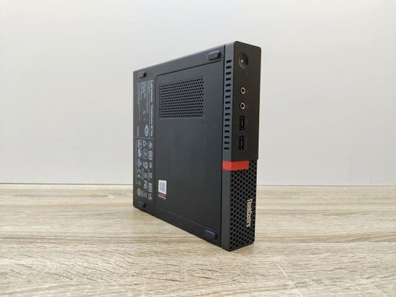 Неттоп Lenovo ThinkCentre M710q Tiny USFF / Intel Core i5-7500T (4 ядра по 2.7 - 3.3 GHz) / 8 GB DDR4 / 240 GB SSD / Intel HD Graphics 630 / Блок питания б/у | Зображення 4