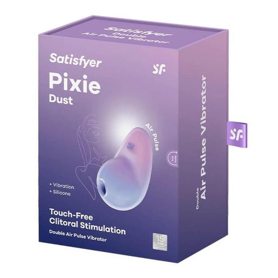 Вакуумный стимулятор - Satisfyer Pixie Dust Violet/Pink sexstyle | Зображення 1