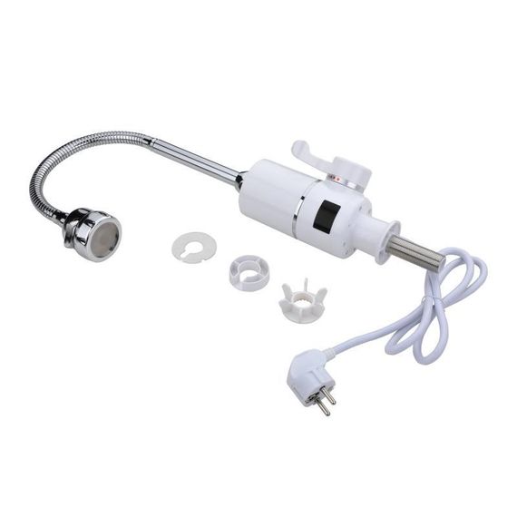 Проточний кран-водонагрівач  для кухні на три режими Lidz Warm 062  LDWAR062WCR49099 White/Chrome | Зображення 6