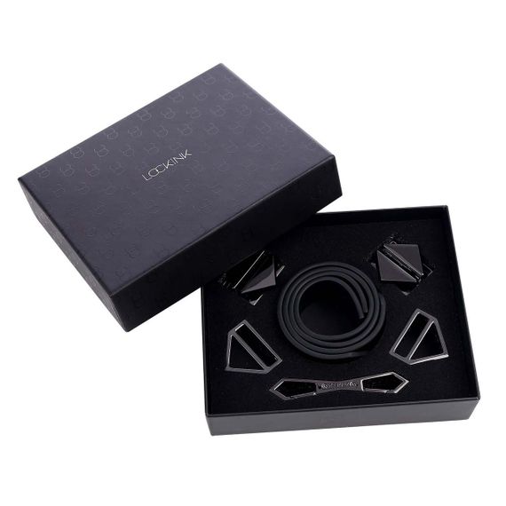 Наручники LOCKINK Wristcuffs/Anklecuffs Black Set Sex Aura | Зображення 6