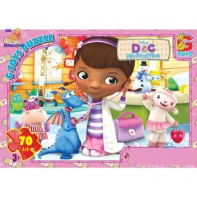 Детский пазл "Доктор Плюшева" DP00642 плакат 70 элементов