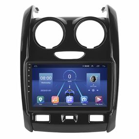 Штатная магнитола Lesko для Dacia Duster II 2017-2021 экран 9" 6/128Gb 4G Wi-Fi GPS Top