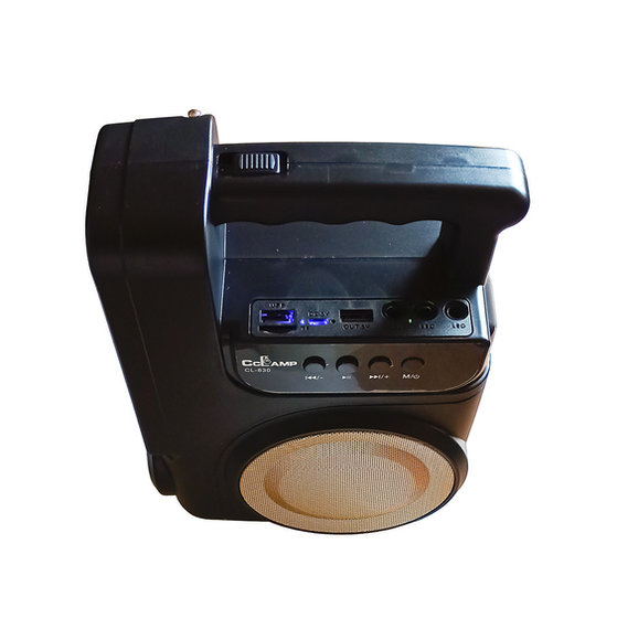 Зарядна станція CcLamp CL-830 із сонячною панеллю і Bluetooth колонкою 9118, чорна | Зображення 2