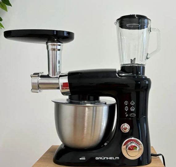 Кухонний комбайн Grunhelm GKM0016B 1500 Вт чорний