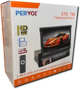 Автомагнітола 1DIN з висувним екраном 7 GPS XPRO CTC-708-10 (41105-CTC-708_2520) | Зображення 1