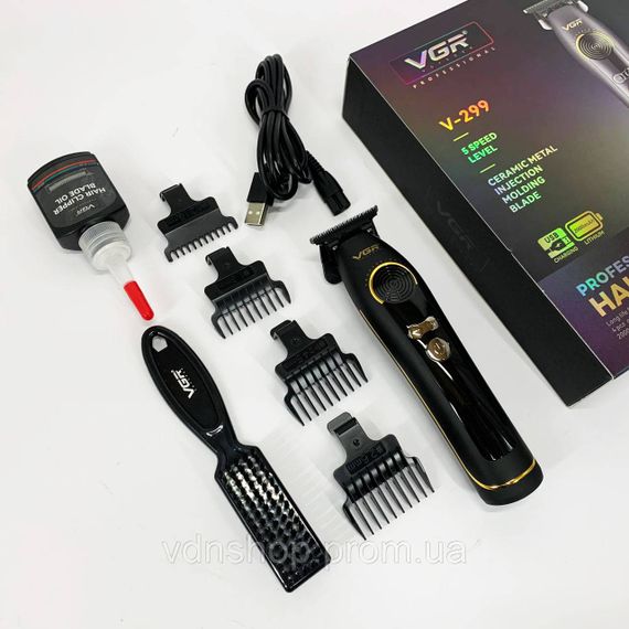 Профессиональная машинка для бритья головы, Машинка для стрижки на аккумляторная Триммер висков LC-85 | Зображення 4