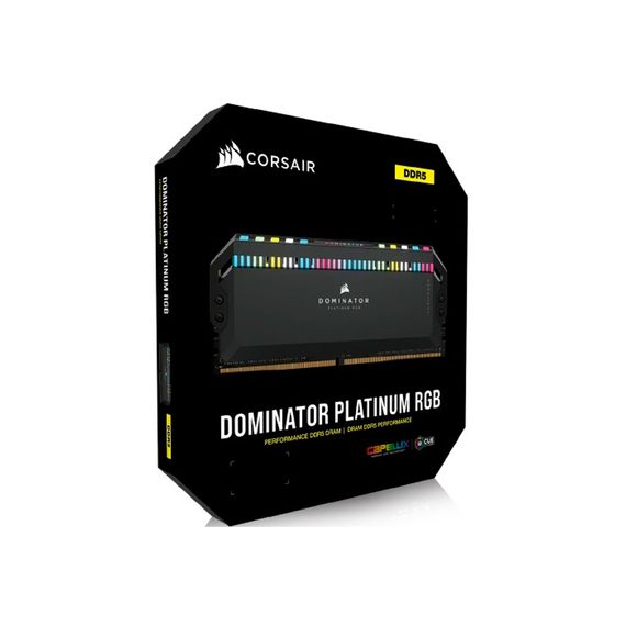 Модуль пам'яті для комп'ютера DDR5 32GB (2x16GB) 6000 MHz Dominator Platinum RGB Black Corsair (CMT32GX5M2X6000C36) | Зображення 4
