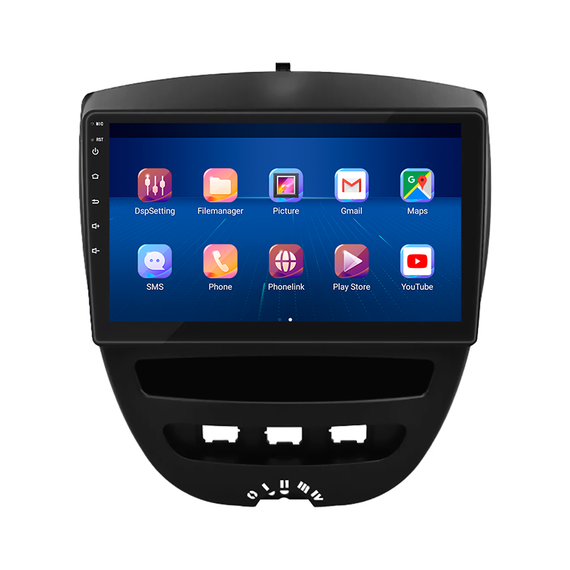 Штатная магнитола 10" Lesko для Toyota Aygo I 2005-2009 Top 4/32 4G WiFi GPS Тойота | Зображення 1