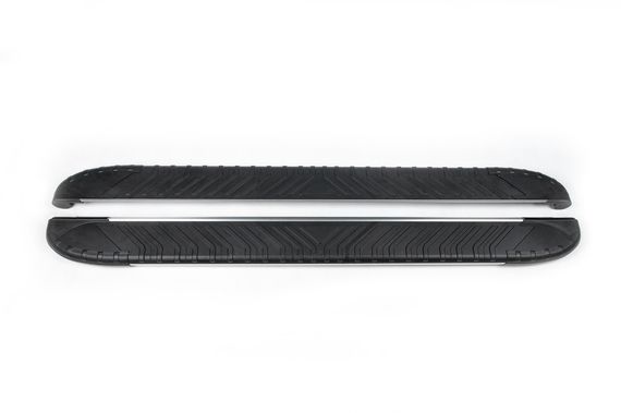 Бокові пороги Bosphore Grey (2 шт., Алюміній) для Jeep Cherokee KL 2013- рр