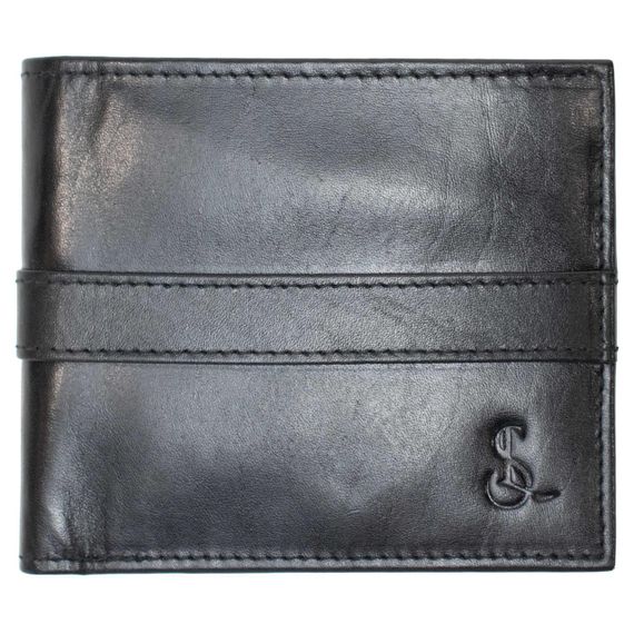 Портмоне чоловіче шкіряне Semi Line RFID Black (P8265-0) | Зображення 3