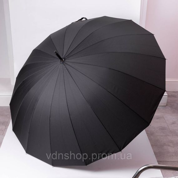 Класична парасолька-тростина напівавтомат з поліестеру міцна надійна 16 спиць діаметр 116 см HP-23-5