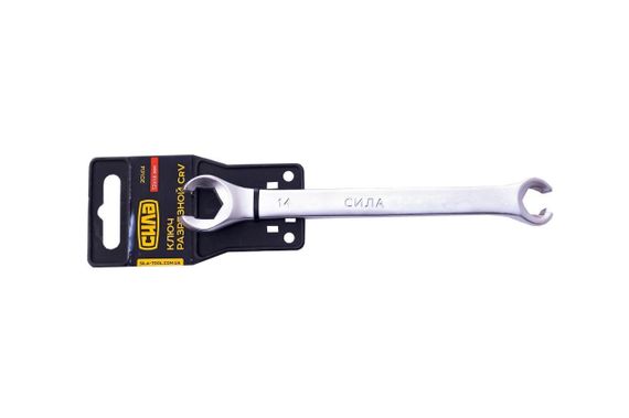 Ключ разрезной CrV 12x14мм СИЛА | Зображення 1