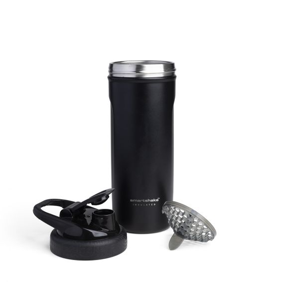 Шейкер спортивний SmartShake металевий Insulated Steel 750ml Black | Зображення 3